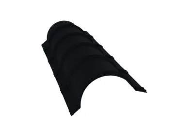 Планка конька полукруглого Grand Line Rooftop Matte (Стальной бархат) 0,5