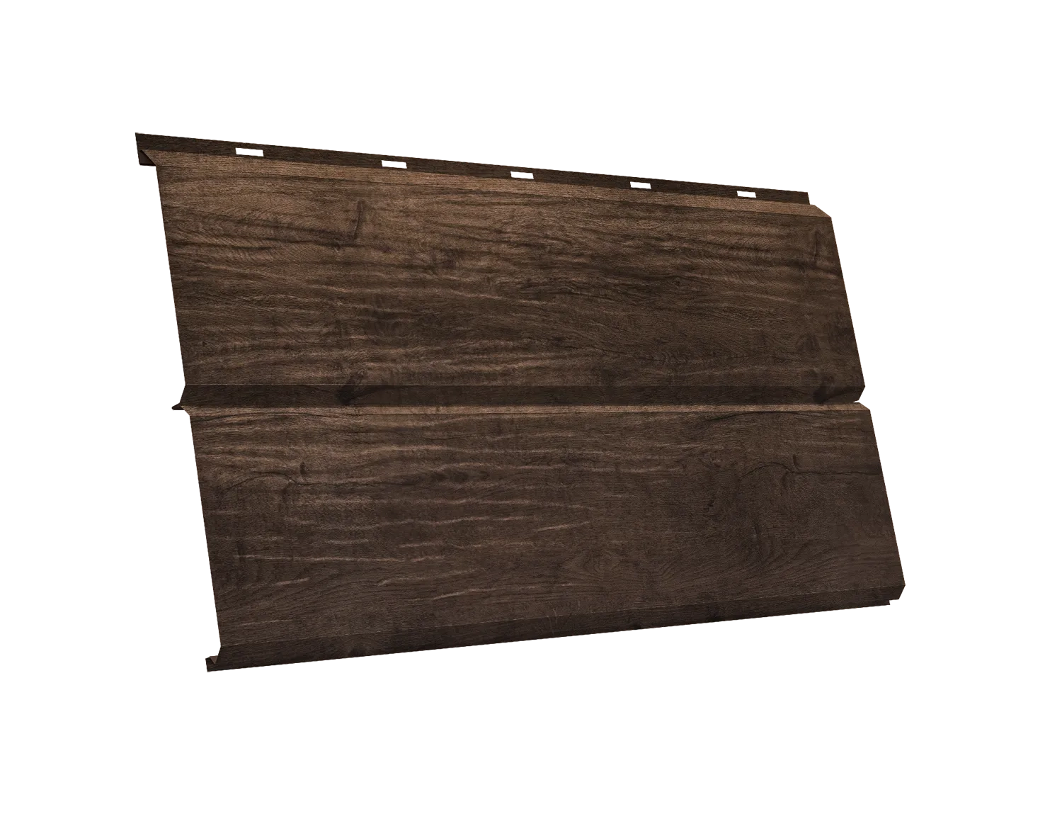 Металлический сайдинг Гранд Лайн (Grand Line) ЭкоБрус 3D 0,45 Print Premium Antique Wood