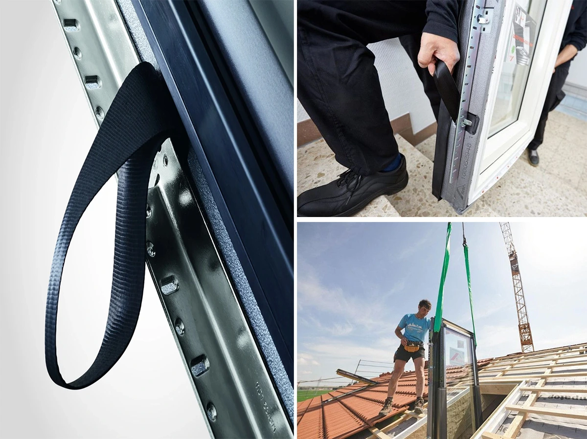 Такелажные петли на окнах Рото