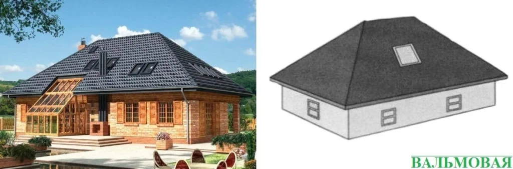 Вальмовая крыша