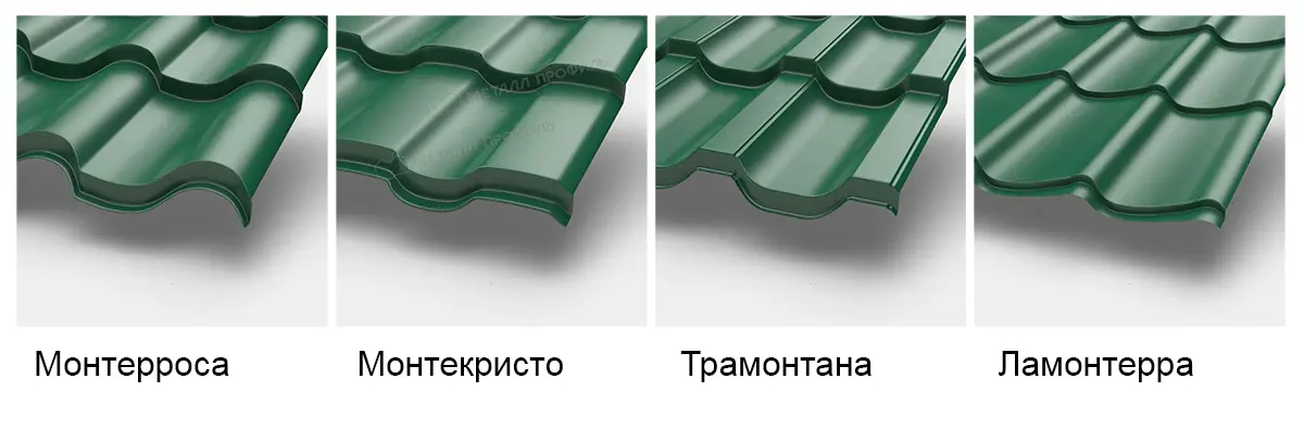 Профили металлочерепицы Металл Профиль Профили металлочерепицы Металл Профиль