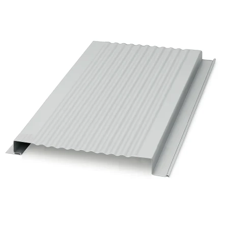 Линеарная панель Металл профиль Primepanel-О-В 24х281 мм с рустом полиэстер Ral 9006