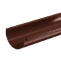 Желоб водосточный d-125 мм 3 м Aquasystem Comfort Полиэстер 0,55 RAL 8017