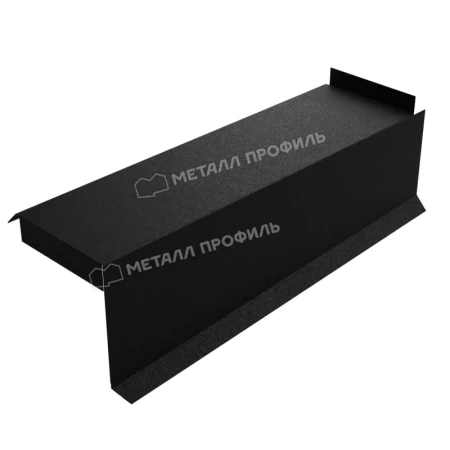 Планка сегментная торцевая правая Металл Профиль 400 мм 0,5 VikingMP E цвет RAL 9005