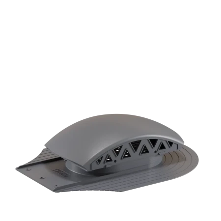 Кровельный вентиль (черепаха) для мягкой кровли при монтаже Viotto цвет серый (RAL 7024)