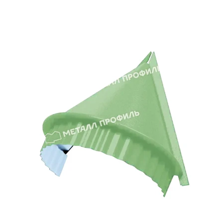 Заглушка конька круглого конусная Металл Профиль 0,5 Norman цвет RAL 6019