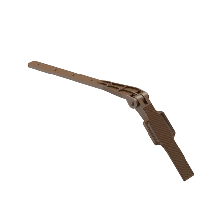 Крепление для кроншейна желоба d-120 мм регулируемое ПВХ Döcke Premium каштан RAL 8017