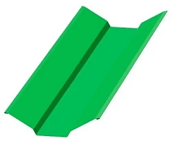 Планка ендовы верхняя Металл Профиль 76x76x2000 Norman 0,5 Планка ендовы верхняя Металл Профиль 76x76x2000 Norman 0,5