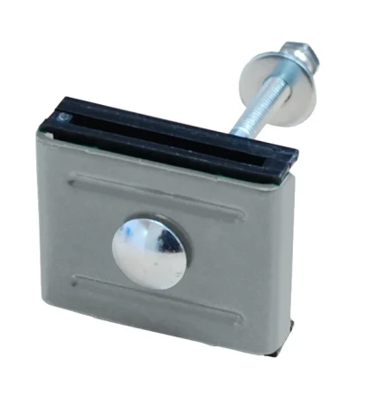 Крепление скоба (болт М6x85+гайка антивандальная М6) RAL7040