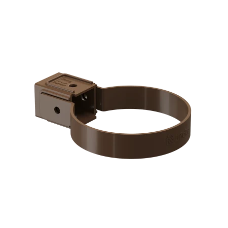Хомут трубы d-80 мм ПВХ Döcke Standard светло-коричневый RAL 8017