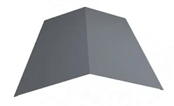 Планка конька плоского простая Металл Профиль 115x115x2000 Полиэстер 0,45 Планка конька плоского простая Металл Профиль 115x115x2000 Полиэстер 0,45