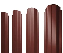 Штакетник Grand Line П-образный Полиэстер 0,45 фигурный