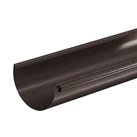 Желоб водосточный d-125 мм 3 м Аквасистем Комфорт Полиэстер 0,55 RR 32