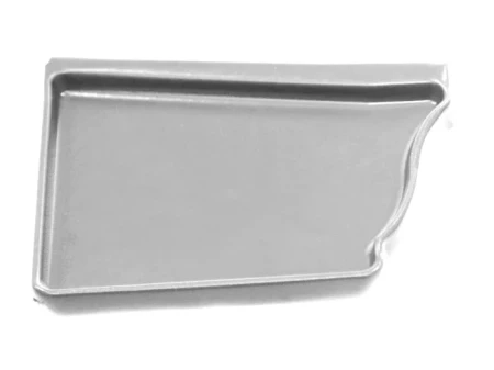 Заглушка желоба левая Grand Line Vortex Полиэстер 0,6 RAL 9003