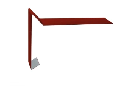 Планка ветровая для мягкой кровли Grand Line 100x20x70 0,45 Полиэстер цвет RAL 3009