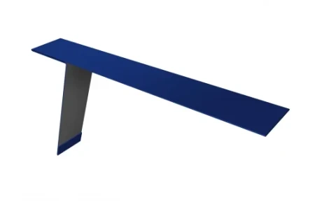 Планка карнизная фальц Grand Line 130x80 0,45 Полиэстер цвет RAL 5002