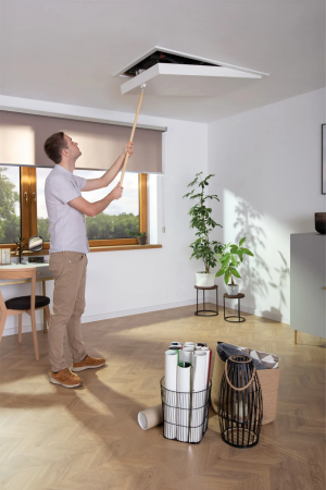 Чердачная люк-лестница Fakro LMT супертеплоизоляционная в Туле фото