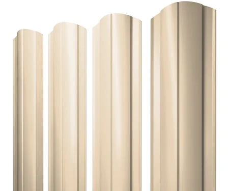 Полукруглый Slim Полиэстер 0,45 RAL 1015 фигурный