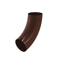 Колено трубы d-90 мм Аквасистем Комфорт Полиэстер 0,55 RAL 8017