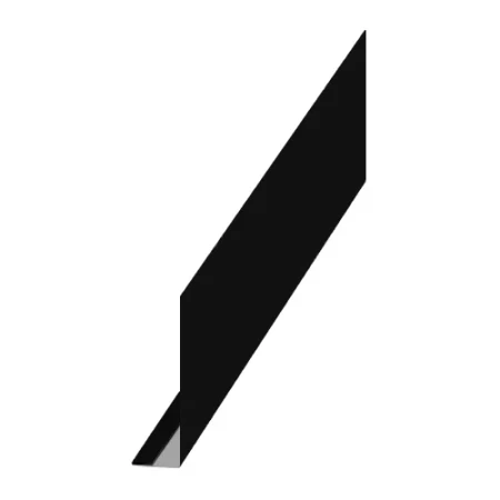 Планка карнизного свеса Металл Профиль 250x50x2000  0,5 VikingMP E цвет RAL 9005