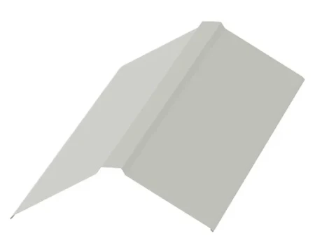 Планка конька плоского Металл Профиль 150x150x2000 0,45 Полиэстер цвет RAL 9002