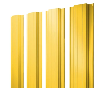 Прямоугольный Полиэстер 0,45 RAL 1018 прямой Прямоугольный Полиэстер 0,45 RAL 1018 прямой