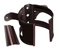 Кронштейн трубы на дерево d-90 мм Grand Line GL PU Полиуретан 0,6 Granite RAL 8017