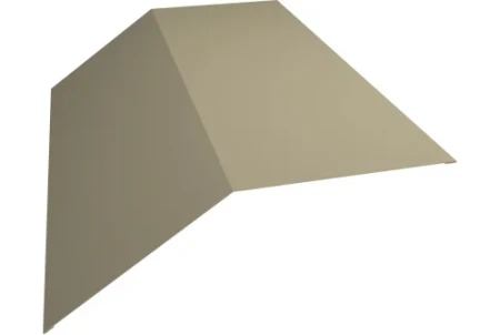 Планка конька плоского Grand Line 190x190 0,45 Полиэстер цвет RAL 1015