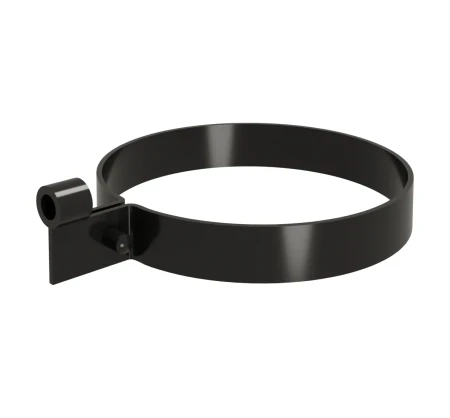 Хомут Lite трубы d-120 мм ПВХ Grand Line черный RAL 9005