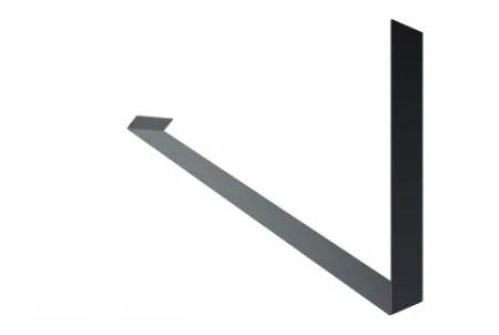 Планка примыкание верхнее к трубе фальц Grand Line 0,5 Atlas цвет RAL 7024