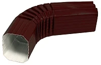 Колено трубы гофрированное Grand Line Vortex Полиэстер 0,45 RAL 8017