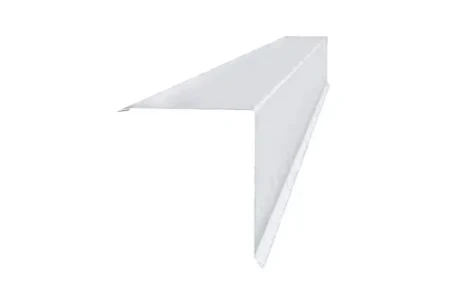 Планка конька односкатной кровли Grand Line 160x160 0,45 Полиэстер цвет RAL 9003