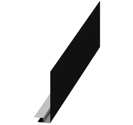 Планка карнизного свеса сложная  Металл Профиль 250x50x3000 0,5 PURMAN цвет RAL 9005