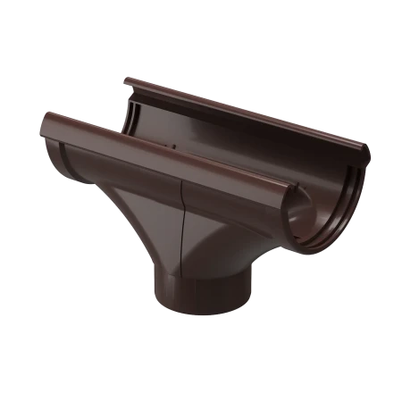 Воронка желоба ПВХ d-141x100 мм Döcke Lux шоколад RAL 8019