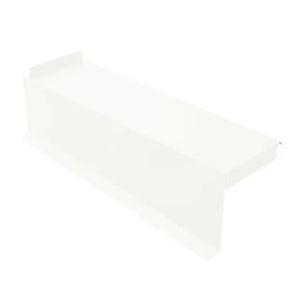 Планка сегментная торцевая левая Металл Профиль 400 мм 0,5 PURMAN цвет RAL 9010 Планка сегментная торцевая левая Металл Профиль 400 мм 0,5 PURMAN цвет RAL 9010