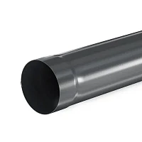 Труба круглая водосточная d-90 мм 1 м Аквасистем Комфорт Полиэстер 0,55 RAL 7024