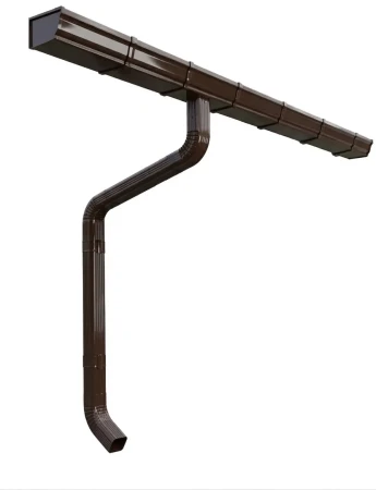 Комплект металлического водостока ГрандЛайн Vortex 127x78 мм Полиэстер RR 32 в Туле фото