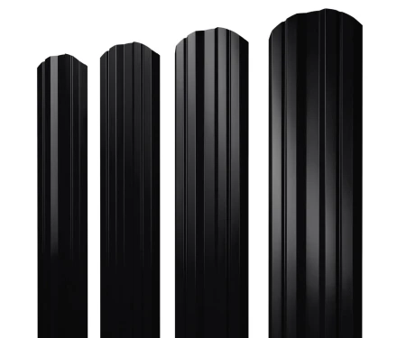 Twin Rooftop Matte (Стальной бархат) 0,5 RAL 9005 фигурный