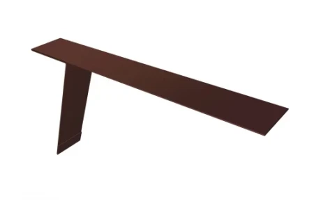 Планка карнизная фальц Grand Line 130x80 0,45 Drap цвет RAL 8017