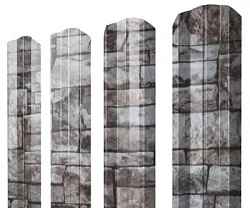 Штакетник Grand Line М-образный Print Elite 0,45 фигурный