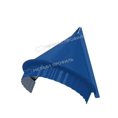 Заглушка конька круглого конусная Металл Профиль 0,5 Norman цвет RAL 5005