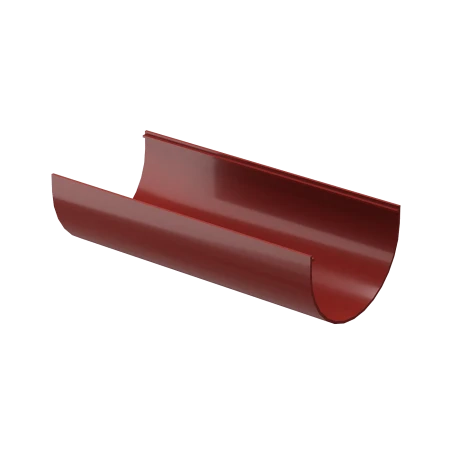 Желоб полукруглый ПВХ d-120 мм 3 м Döcke Standard красный RAL 3005