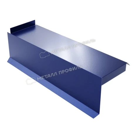 Планка сегментная торцевая левая Металл Профиль 400 мм 0,5 PURMAN цвет  Citrine Темно-синий Планка сегментная торцевая левая Металл Профиль 400 мм 0,5 PURMAN цвет  Citrine Темно-синий