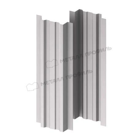 Прямоугольный Lane Полиэстер 0,45 RAL 9006 прямой