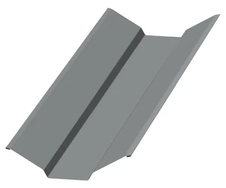 Планка ендовы верхняя Металл Профиль 76x76x2000 0,45 Полиэстер цвет RAL 7004