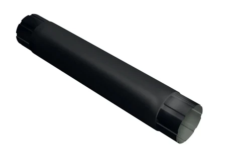 Труба круглая соединительная d-90 мм 1 м Grand Line Optima Matt Полиэстер Matt 0,55 RAL 9005