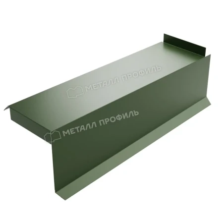 Планка сегментная торцевая правая Металл Профиль 350 мм 0,5 PURETAN цвет RR 11