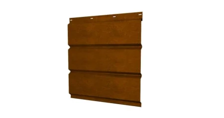 Металлический софит Grand Line Print Premium 0,45 без перфорации Golden Wood