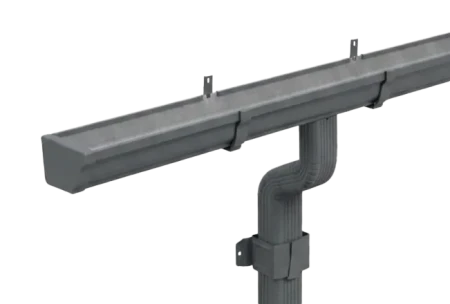 Комплект металлического водостока Металл Профиль Бюджет 120x86 мм 6 м/3 м Полиэстер RAL 7024 в Туле фото