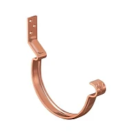 Крюк желоба d-125 мм усиленный короткий Aquasystem Элит 4,0 медный